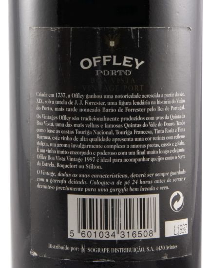 1997 Offley Boa Vista Vintage Porto