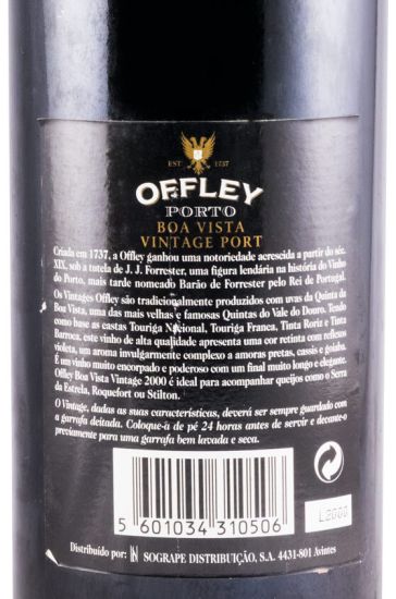 2000 Offley Boa Vista Vintage Port