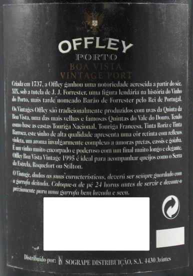 1995 Offley Boa Vista Vintage Porto