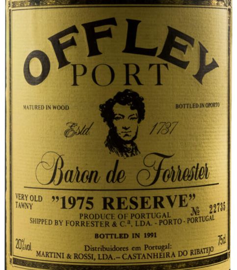 1975 Offley Baron de Forrester Reserve Port