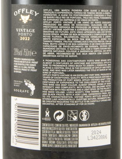 2022 Offley Vintage Porto