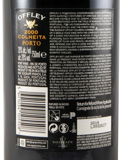 2000 Offley Colheita Port