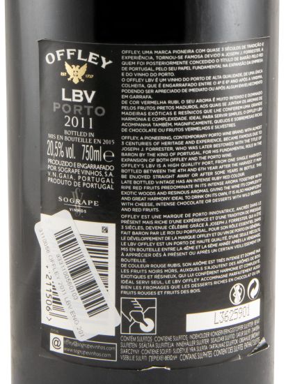 2011 Offley LBV Port (bottled in 2015)