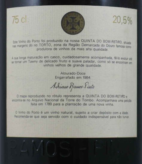 Ramos Pinto 20 anos (rótulo antigo)