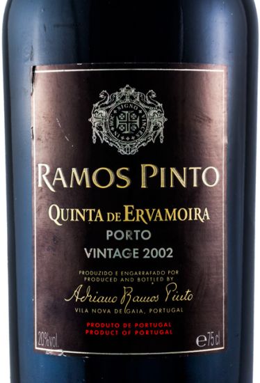 2002 Ramos Pinto Quinta de Ervamoira Vintage Porto