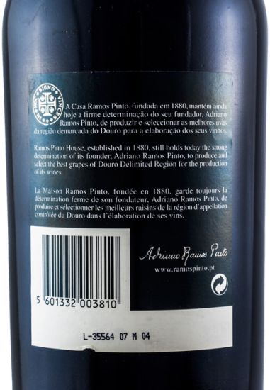 2002 Ramos Pinto Quinta de Ervamoira Vintage Porto