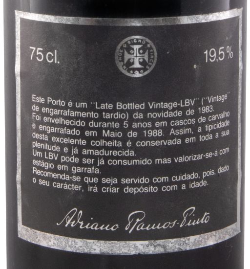 1983 Ramos Pinto LBV Port