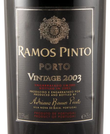 2003 Ramos Pinto Vintage Porto