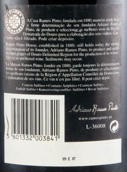 2004 Ramos Pinto Quinta de Ervamoira Vintage Porto