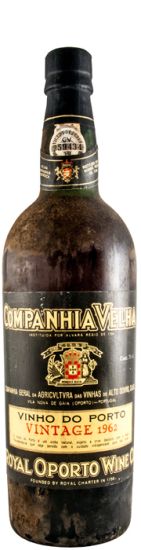 1962 Real Companhia Velha Vintage Porto (rótulo de papel)