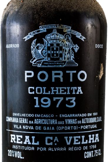 1973 Real Companhia Velha Colheita Port (laser-engraved bottle)