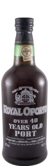 Real Companhia Velha Royal Oporto +40 years Port (laser-engraved bottle)
