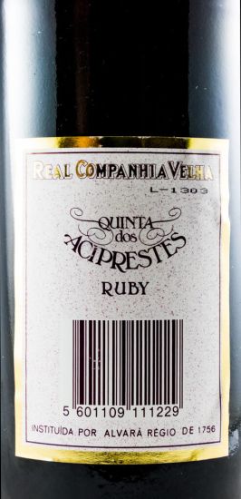 Real Companhia Velha Quinta dos Aciprestes Ruby Porto