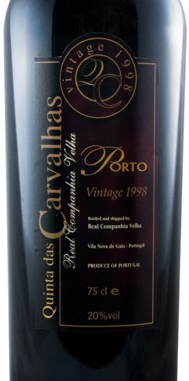 1998 Quinta das Carvalhas Vintage Port