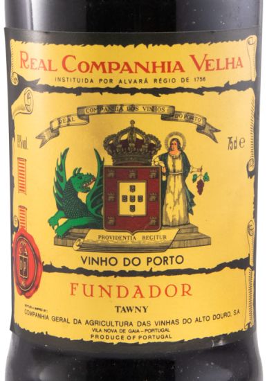Real Companhia Velha Tawny Fundador w/Silver Plate Port 2x75cl