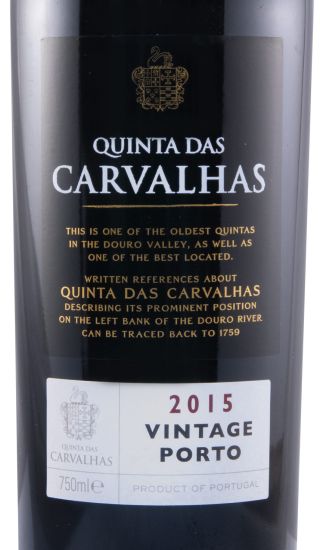 2015 Quinta das Carvalhas Vintage Porto