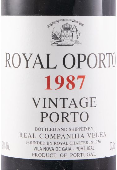 1987 Real Companhia Velha Vintage Port (former bottle) 37.5cl