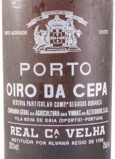 Real Companhia Velha Oiro da Cepa Port (laser-engraved bottle)