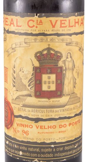 Real Companhia Velha Colheita N.º 96 Porto (rótulo de papel)