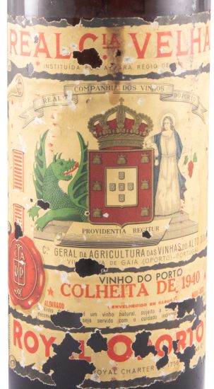 1940 Real Companhia Velha Colheita Port (slender bottle)