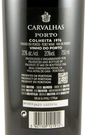 1976 Quinta das Carvalhas Colheita Porto