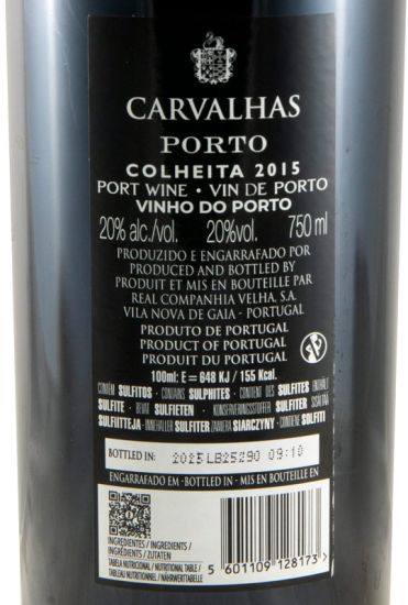 2015 Quinta das Carvalhas Colheita Porto