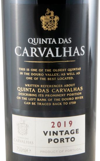 2019 Quinta das Carvalhas Vintage Porto