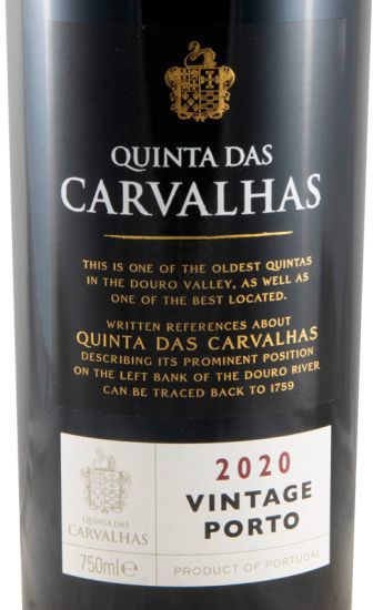 2020 Quinta das Carvalhas Vintage Porto