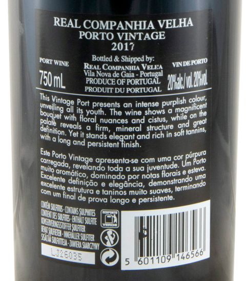 2017 Real Companhia Velha Vintage Porto