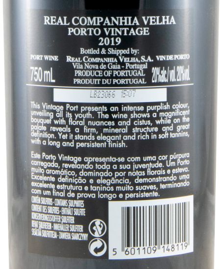 2019 Real Companhia Velha Royal Oporto Vintage Porto