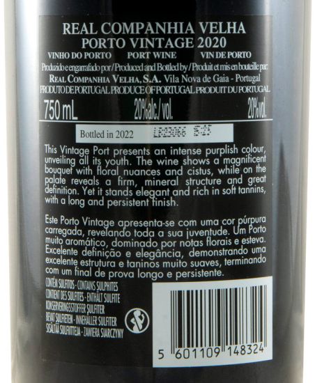 2020 Real Companhia Velha Vintage Porto