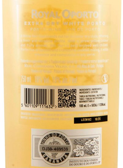 Real Companhia Velha Royal Oporto Branco Extra Seco Porto