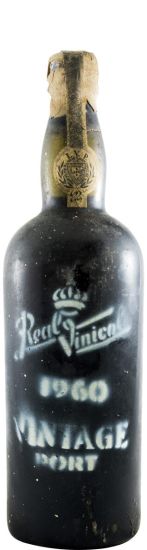 1960 Real Vinícola Vintage Port (laser-engraved bottle)