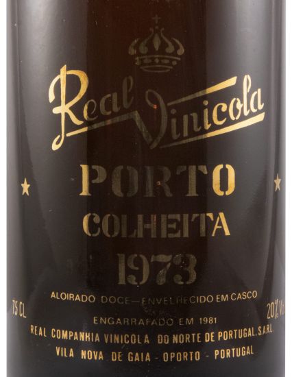1973 Real Vinícola Colheita Port (bottle with gold laser engraving)