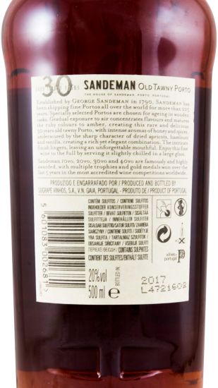 Sandeman 30 years Port 50cl