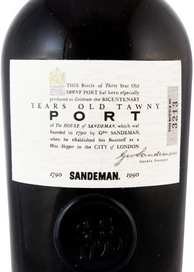 Sandeman Bi-Centenário 30 years Port (bottled in 1996)