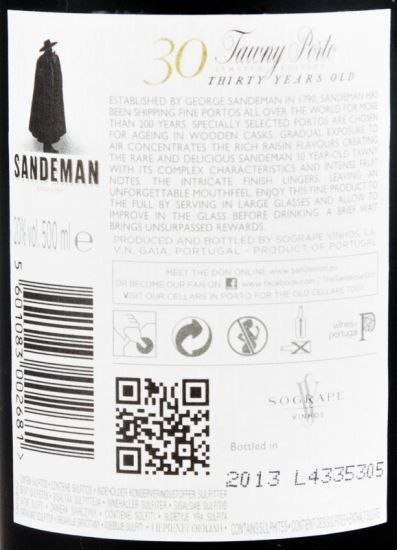 Pack Sandeman Century Of Tawny Port (10, 20, 30 e 40 years)