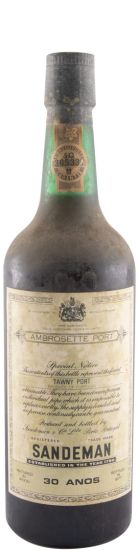 Sandeman Ambrosette 30 anos Porto (engarrafado em 1977)