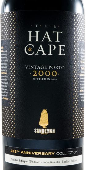 2000 Sandeman The Hat & Cap 225th Anniversary Collection Vintage Porto