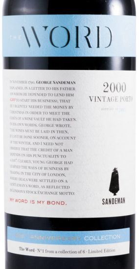 2000 Colecção Sandeman 225 Anos Vintage Porto 6x75cl