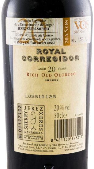Pack Sandeman Old Rare Sherry Collection 20 years 50cl