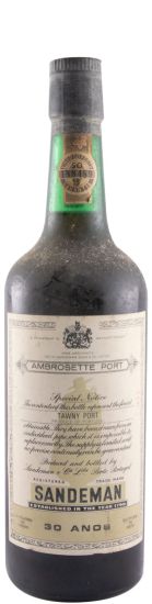 Sandeman Ambrosette 30 anos Porto (engarrafado em 1978)