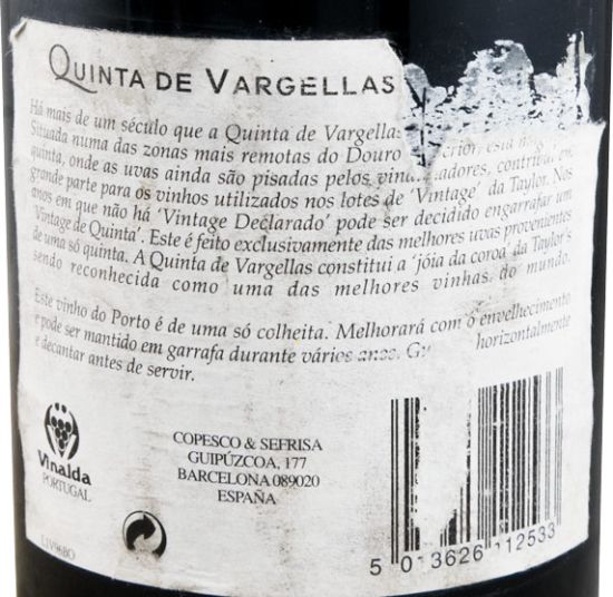 1996 Taylor's Quinta de Vargellas Vintage Porto