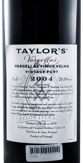 2004 Taylor's Quinta de Vargellas Vinha Velha Vintage Porto
