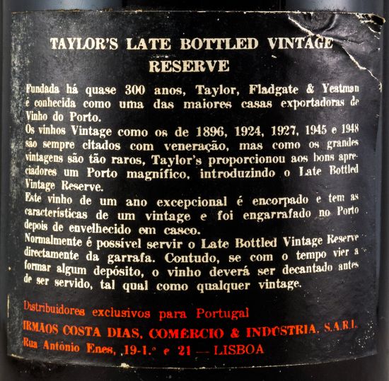 1967 Taylor's LBV Porto