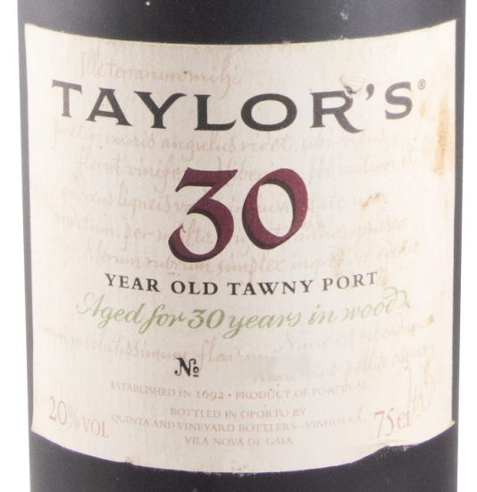 Taylor's 30 anos Porto (engarrafado em 2004)