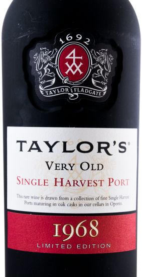 1968 Taylor's Very Old Single Harvest Limited Edition Port