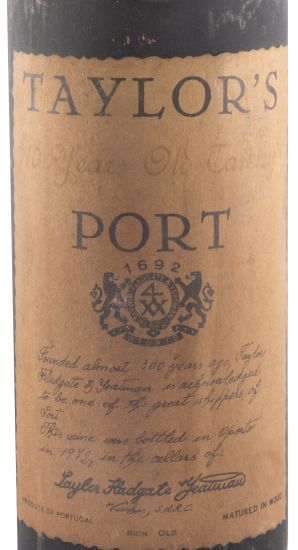 Taylor's 10 anos Port (engarrafado em 1975)