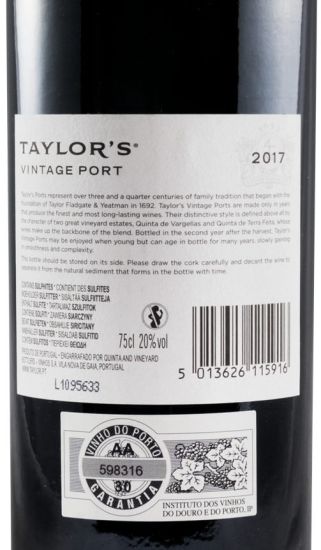 2017 Taylor's Vintage Porto