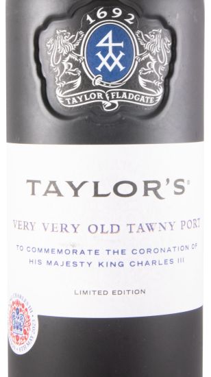 Taylor's Tawny Coronation Majesty King Charles III Very Very Old Tawny Porto